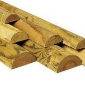 Poste Medio Madera Tratado
